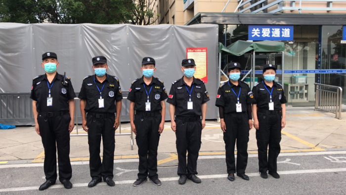 During the epidemic prevention period, the security guards of Hefei Security Company did this!